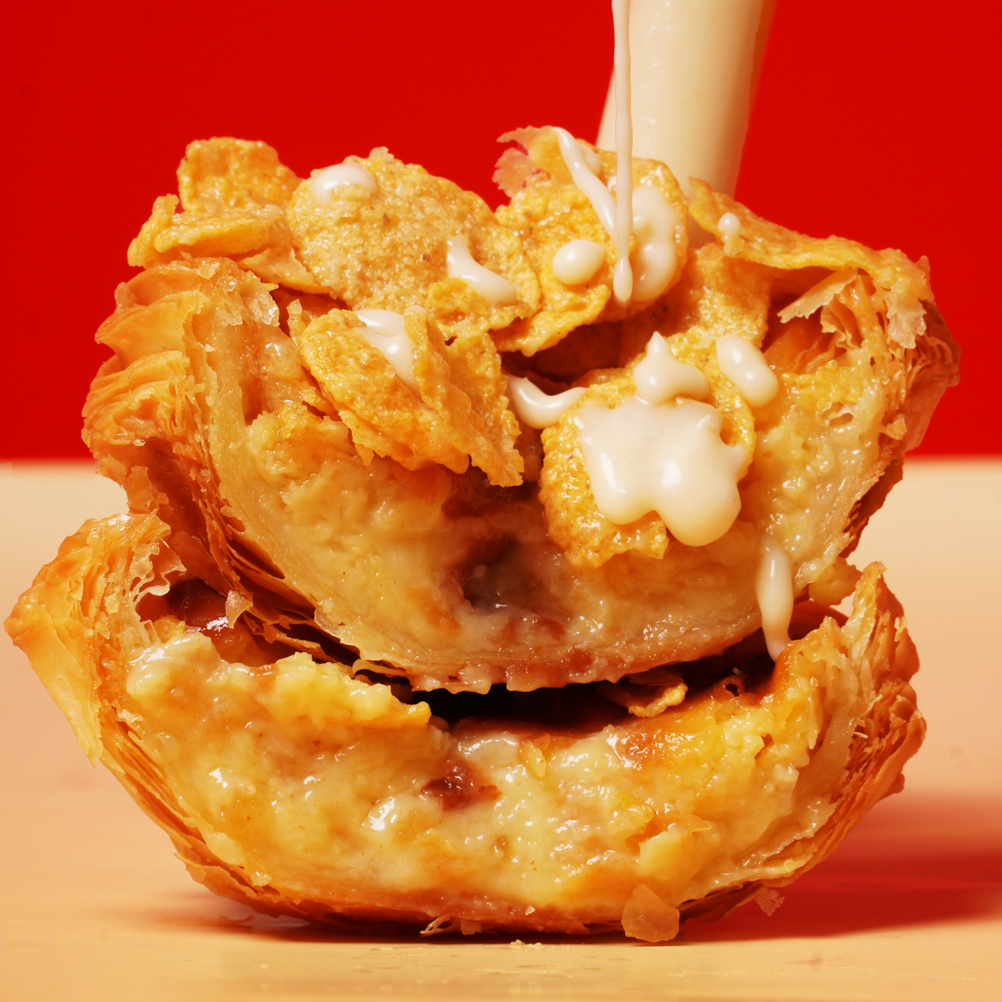 Milky Cereal Egg Tart