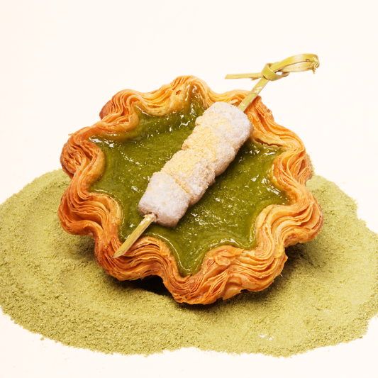 Matcha Mochi Egg Tart