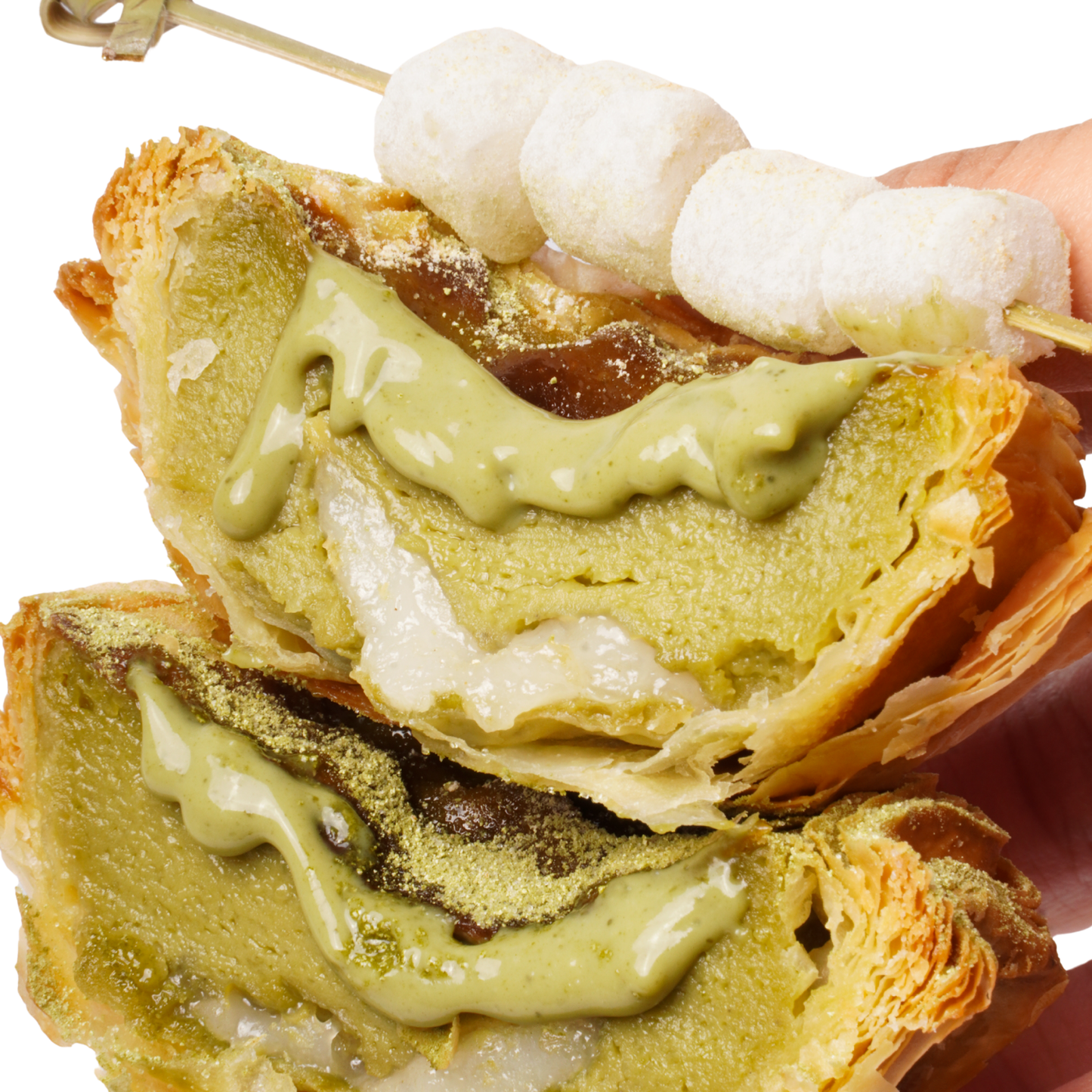 Matcha Mochi Egg Tart